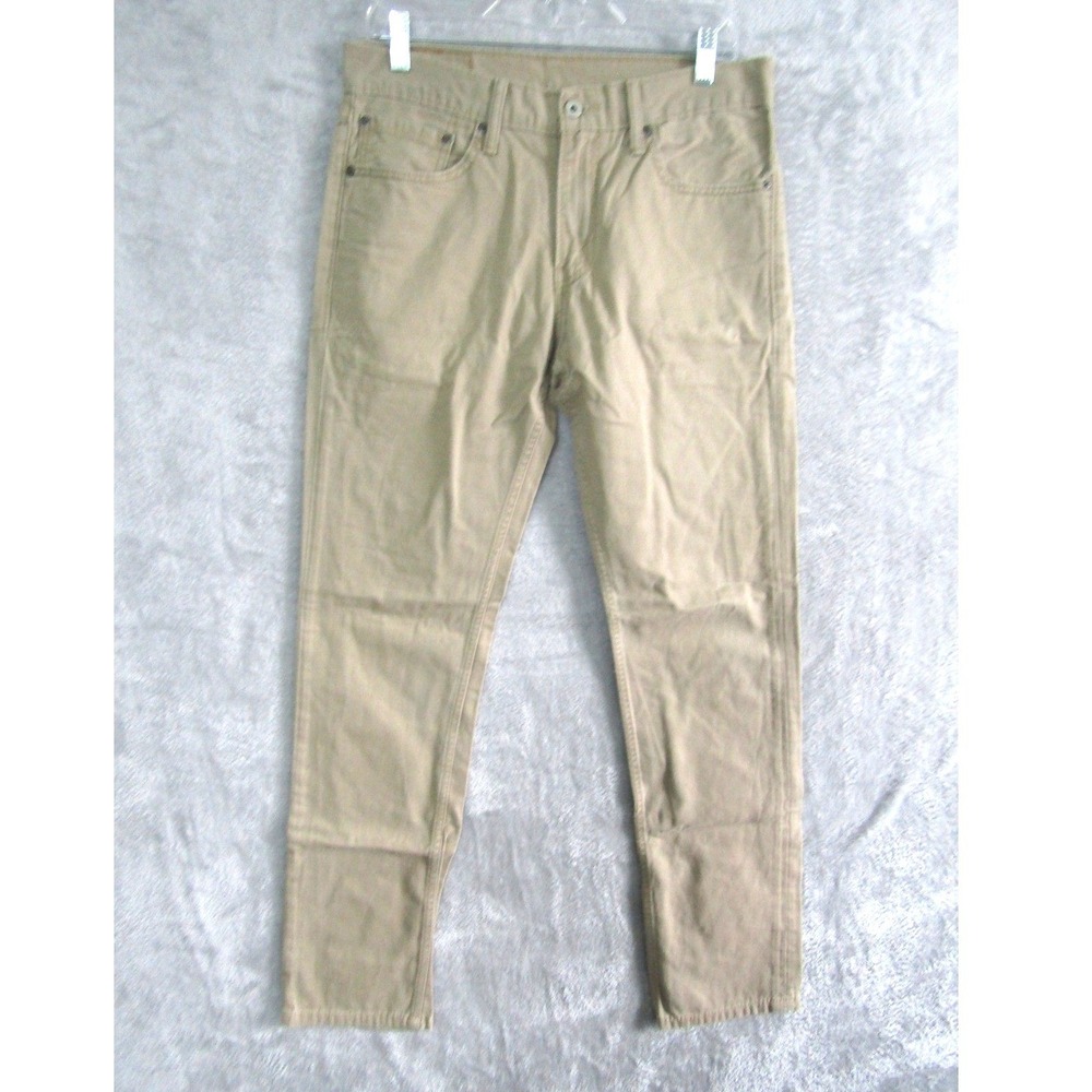 Levi Strauss 511 Mens Khaki Tan Slim Fit Jeans Size 32x32